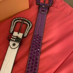 Rhinestone belts